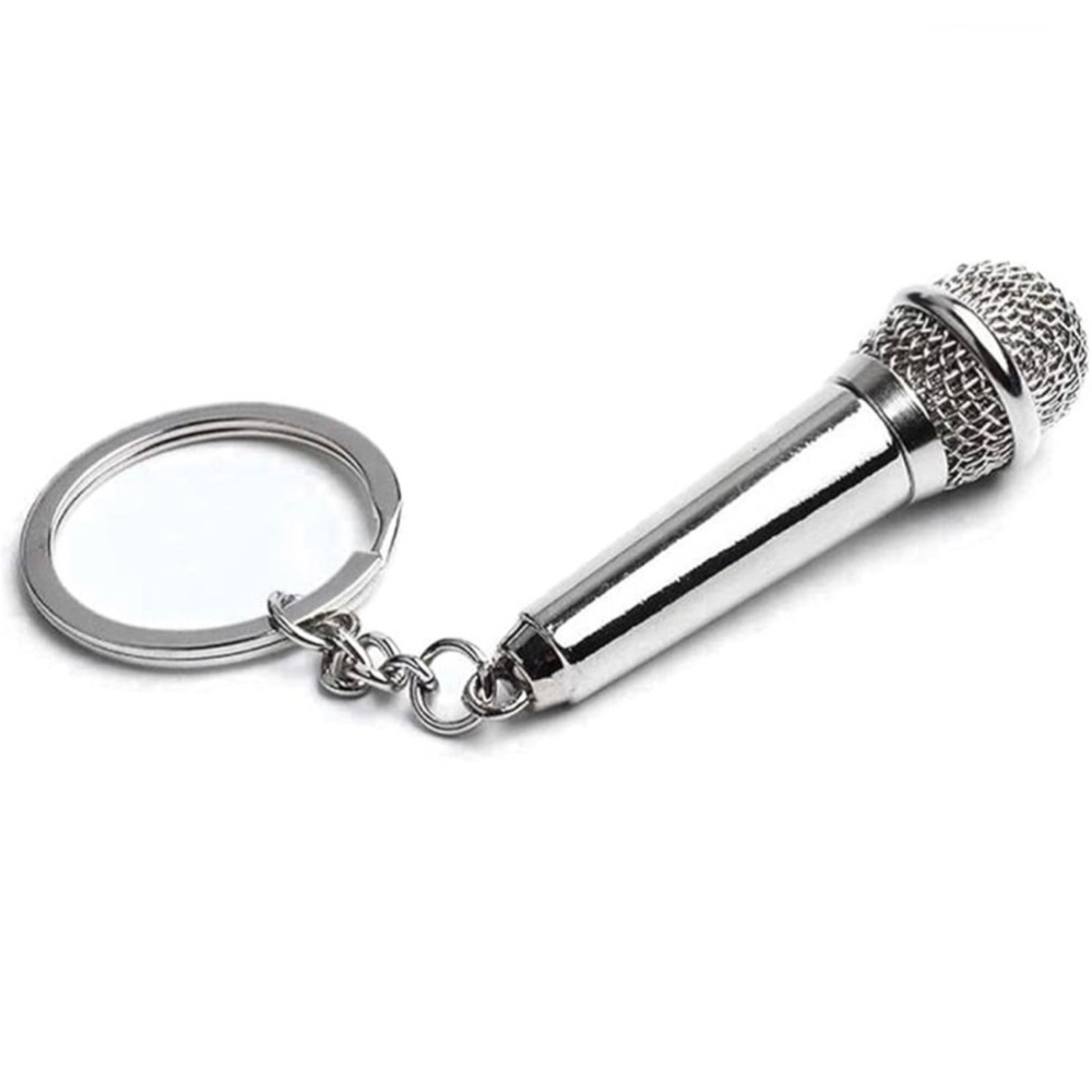 COPY🎉Host Pick🎉 🎤🎵Microphone Keychain Purse Charm🎤🎶 NWT